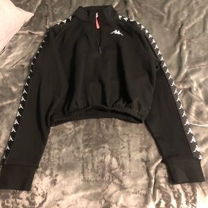 Cropped Kappa zip up
